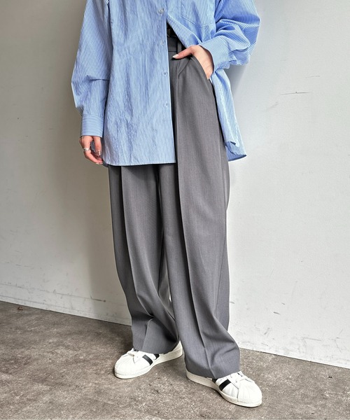 CPCM(シーピーシーエム)の「TRスラックスパンツ(スラックス・メンズ・ネイビー/ブラック/アイボリー/グレー・LARGE/MEDIUM/SMALL)」の17枚目の写真