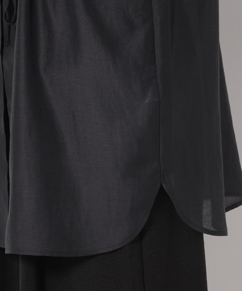 LEPSIM(レプシィム)の「2P*2WAYデザインブラウス 987197(シャツ/ブラウス・レディース・ラベンダー/ライトブラウン/ブラック/オフホワイト・FREE)」の22枚目の写真