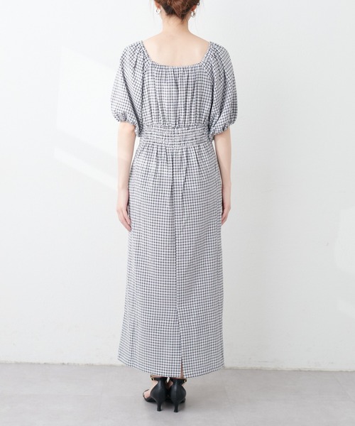 natural couture（ナチュラルクチュール）の「袖ボリュームセミタイトワンピース（ワンピース・レディース・その他3/その他2/その他1/ブラック/グリーン/サックスブルー・FREE）」の22枚目の写真