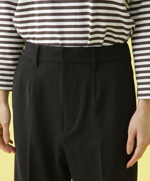 Apo(s)ture(アポスチャー)の「LILY-001/合繊フレアパンツ(その他パンツ・レディース・チャコール/ベージュ/ブラック/グリーン・XS/S/M/L/XL)」の8枚目の写真