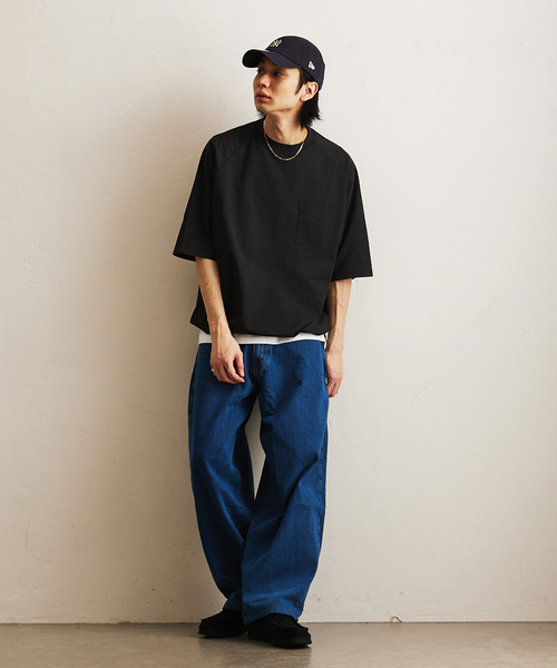 417 EDIFICE(フォーワンセブンエディフィス)の「UVカット・吸水速乾・防シワ PERFECTECH メッシュTシャツ(Tシャツ/カットソー・メンズ・ベージュ/ブラック・SMALL/MEDIUM/LARGE)」の4枚目の写真