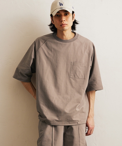 417 EDIFICE(フォーワンセブンエディフィス)の「UVカット・吸水速乾・防シワ PERFECTECH メッシュTシャツ(Tシャツ/カットソー・メンズ・ベージュ/ブラック・SMALL/MEDIUM/LARGE)」の13枚目の写真