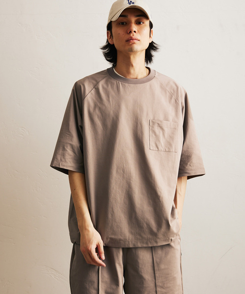 417 EDIFICE(フォーワンセブンエディフィス)の「UVカット・吸水速乾・防シワ PERFECTECH メッシュTシャツ(Tシャツ/カットソー・メンズ・ベージュ/ブラック・SMALL/MEDIUM/LARGE)」の17枚目の写真