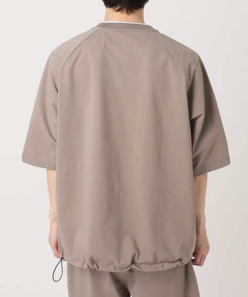 417 EDIFICE(フォーワンセブンエディフィス)の「UVカット・吸水速乾・防シワ PERFECTECH メッシュTシャツ(Tシャツ/カットソー・メンズ・ベージュ/ブラック・SMALL/MEDIUM/LARGE)」の21枚目の写真