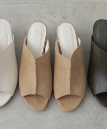 GALLEST | メタリックヒールミュール(サンダル)