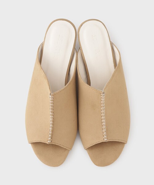 GALLEST(ギャレスト)の「◆メタリックヒールミュール(サンダル・レディース・アイボリー/オリーブ/ベージュ・35/45)」の8枚目の写真