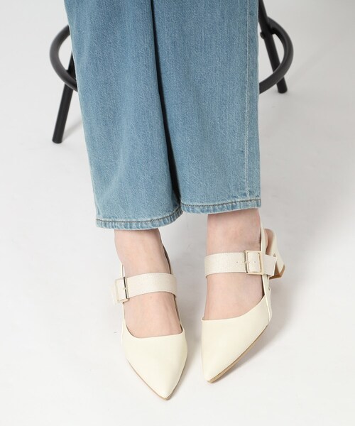 ESPERANZA(エスペランサ)の「スリングバックミュールパンプス 24SS(パンプス・レディース・ベージュ系8/ブラック系8/アイボリー系8・S/M/L/LL)」の9枚目の写真