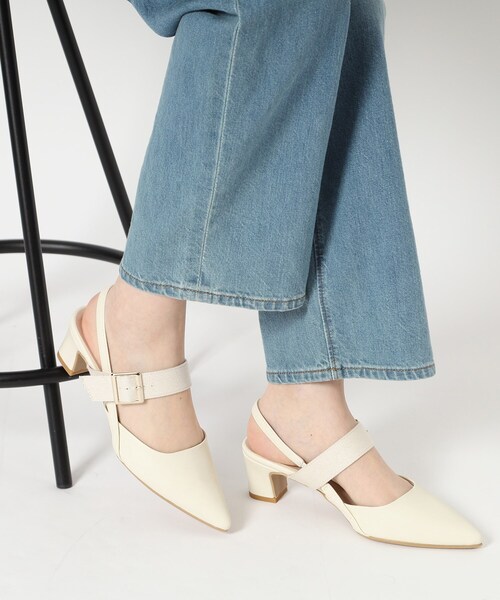 ESPERANZA(エスペランサ)の「スリングバックミュールパンプス 24SS(パンプス・レディース・ベージュ系8/ブラック系8/アイボリー系8・S/M/L/LL)」の12枚目の写真