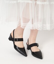 スリングバックミュールパンプス 24SS