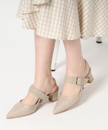 スリングバックミュールパンプス 24SS