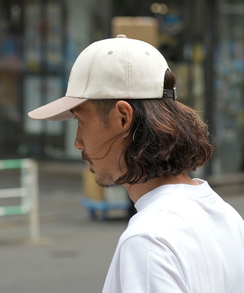 THRASHER（スラッシャー）の「The New Religion Worldwide 6P DAD CAPS/スラッシャーユニセックスデザインペールトーンデザイン6パネルキャップ（キャップ・メンズ・ホワイト×グレー/アイボリー/ベージュ・FREE）」の5枚目の写真