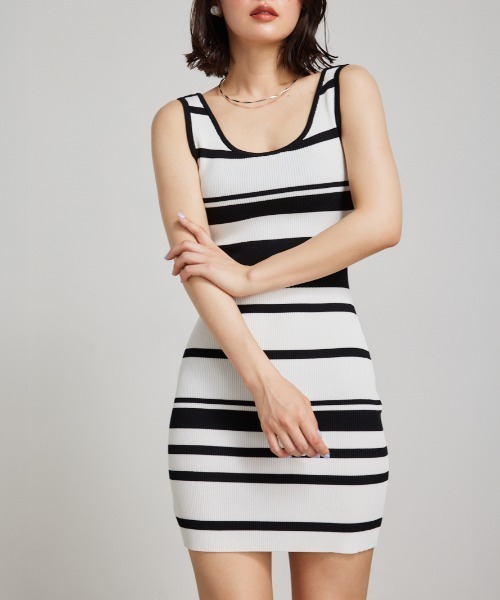 rutti様 リクエスト 2点 まとめ商品 セール】2WAYジップタイトミニニットワンピース 春服