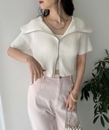 one after another NICE CLAUP | ダブルジップラインニット(ニット/セーター)