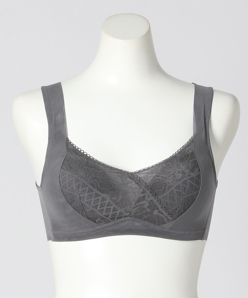 bijorie（ビジュリィ）の「【bijorie】ナイトブラ／Beach Flower series（ブラジャー・レディース・ベージュ/チャコール/ピンク・MEDIUM/LARGE/LG）」の7枚目の写真