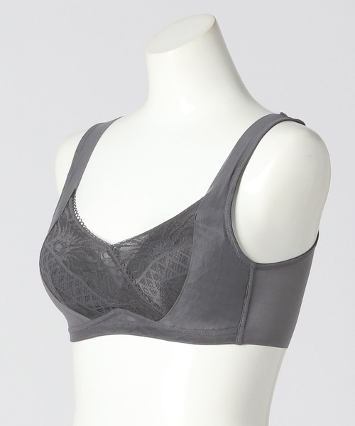 bijorie（ビジュリィ）の「【bijorie】ナイトブラ／Beach Flower series（ブラジャー・レディース・ベージュ/チャコール/ピンク・MEDIUM/LARGE/LG）」の8枚目の写真