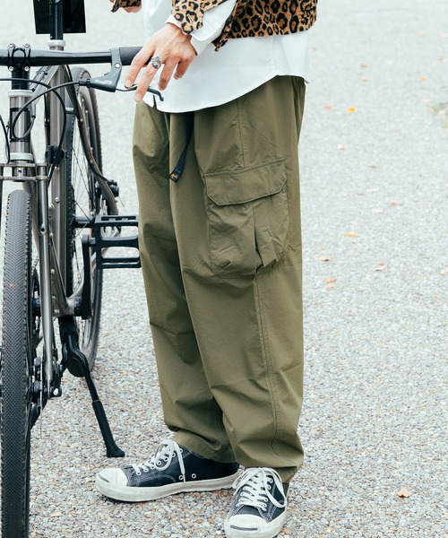 Rokx 黒 カーゴパンツ SAGE DE CRIT ROKX 秋冬 ROKX ロックス サージュデクレ パッチワーク ベイカー