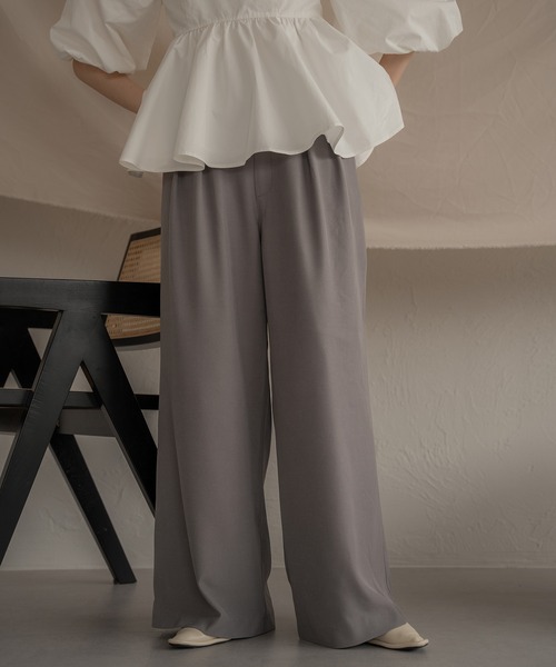 セール】tuck wide pants / タックワイドパンツ（その他パンツ