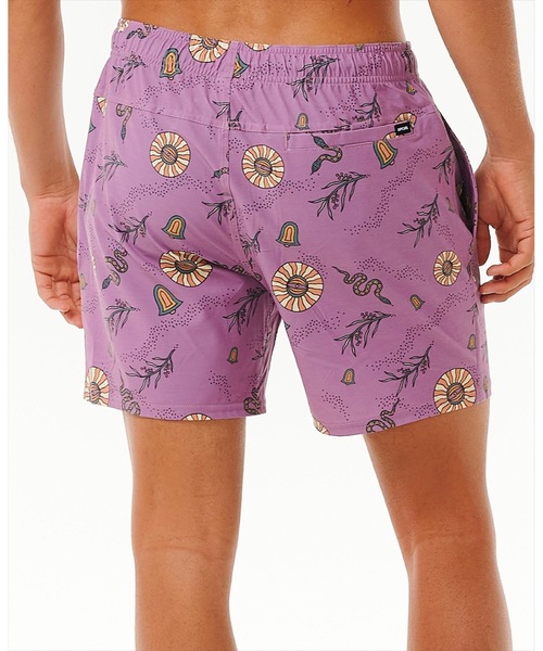 rip curl(リップカール)の「【RIPCURL(リップカール)】M PARTY PACK VOLLEY/水陸両用ウエストゴムストレッチ素材撥水機能付き総柄プリントスイムボードショーツ(水着)(水着・メンズ・マルチ/オレンジ系その他/パープル系その他・MEDIUM/SMALL/LARGE/X-LARGE)」の5枚目の写真
