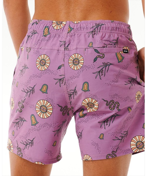 rip curl(リップカール)の「【RIPCURL(リップカール)】M PARTY PACK VOLLEY/水陸両用ウエストゴムストレッチ素材撥水機能付き総柄プリントスイムボードショーツ(水着)(水着・メンズ・マルチ/オレンジ系その他/パープル系その他・MEDIUM/SMALL/LARGE/X-LARGE)」の7枚目の写真