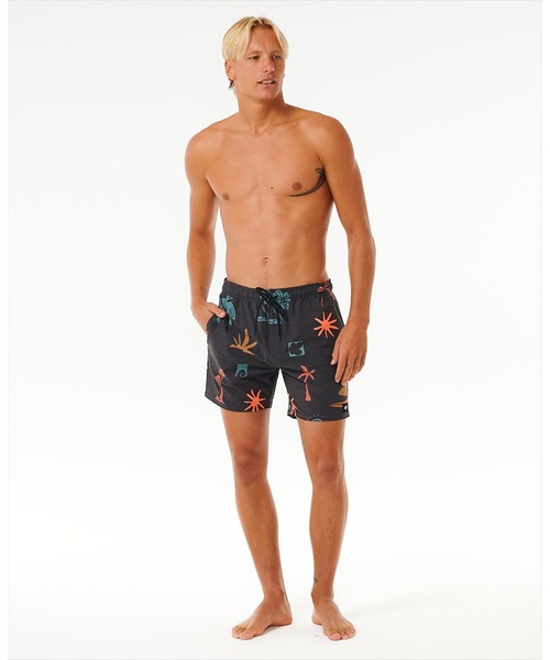 rip curl(リップカール)の「【RIPCURL(リップカール)】M PARTY PACK VOLLEY/水陸両用ウエストゴムストレッチ素材撥水機能付き総柄プリントスイムボードショーツ(水着)(水着・メンズ・マルチ/オレンジ系その他/パープル系その他・MEDIUM/SMALL/LARGE/X-LARGE)」の16枚目の写真