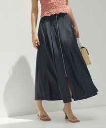 デニムフロントZIPスカート126360