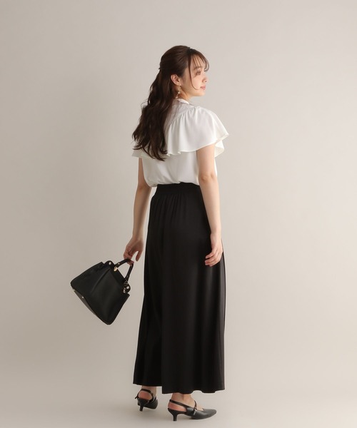 Andemiu（アンデミュウ）の「デニムフロントZIPスカート126360（デニムスカート・レディース・ブラック/インディゴブルー・FREE）」の21枚目の写真