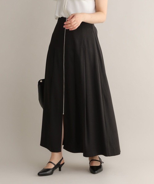 Andemiu（アンデミュウ）の「デニムフロントZIPスカート126360（デニムスカート・レディース・ブラック/インディゴブルー・FREE）」の20枚目の写真