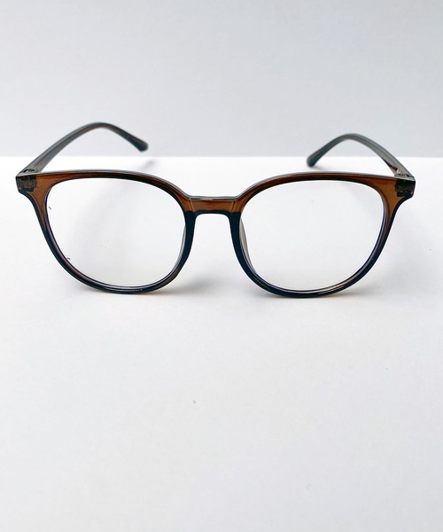 ウェリントンタイプ クリアレンズ 【 伊達眼鏡 】（メガネ）｜Port