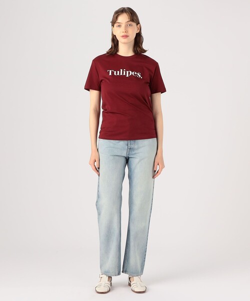 Les petits basics(ルベーシック)の「Les Petits Basics Tulipes. Tシャツ(Tシャツ/カットソー・レディース・レッド系その他・XS)」の2枚目の写真