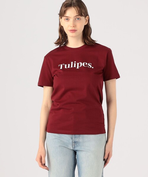 Les petits basics(ルベーシック)の「Les Petits Basics Tulipes. Tシャツ(Tシャツ/カットソー・レディース・レッド系その他・XS)」の3枚目の写真