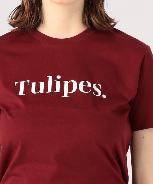 Les petits basics(ルベーシック)の「Les Petits Basics Tulipes. Tシャツ(Tシャツ/カットソー・レディース・レッド系その他・XS)」の6枚目の写真
