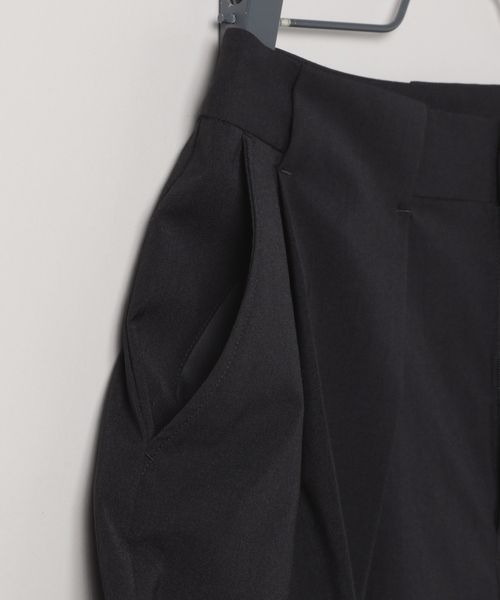 【けいけい ページ】 JEANASIS（ジーナシス）の「ダブルタックワイドパンツ/128244