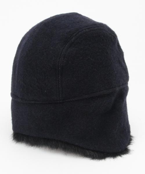BEAMS BOY（ビームスボーイ）の「Cableami×BEAMS BOY / ファー TOQUE （ハット・レディース・グレー/ネイビー・ONE SIZE）」の14枚目の写真