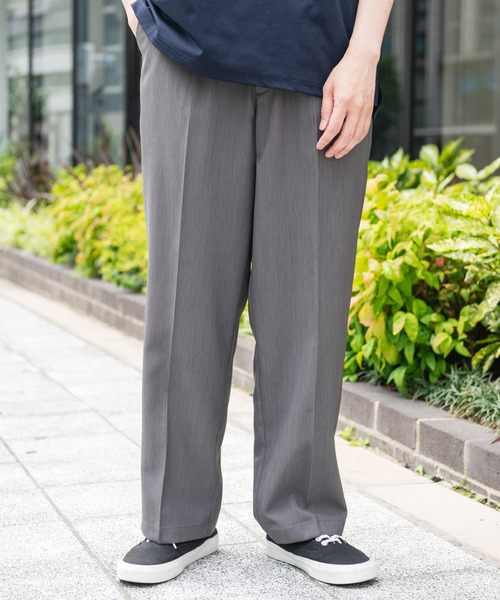 URBAN RESEARCH DOORS(アーバンリサーチドアーズ)の「『吸水速乾』セオアルファドライパナマストレートパンツ(その他パンツ・メンズ・ネイビー/ブラウン系その他/チャコールグレー・MEDIUM/LARGE)」の3枚目の写真