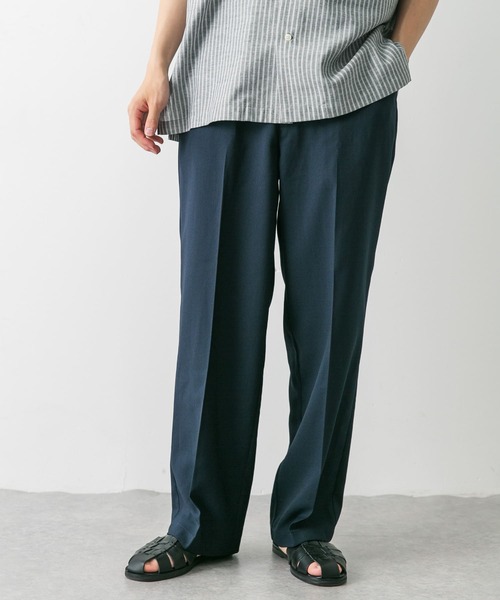 URBAN RESEARCH DOORS(アーバンリサーチドアーズ)の「『吸水速乾』セオアルファドライパナマストレートパンツ(その他パンツ・メンズ・ネイビー/ブラウン系その他/チャコールグレー・MEDIUM/LARGE)」の19枚目の写真