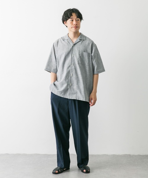 URBAN RESEARCH DOORS(アーバンリサーチドアーズ)の「『吸水速乾』セオアルファドライパナマストレートパンツ(その他パンツ・メンズ・ネイビー/ブラウン系その他/チャコールグレー・MEDIUM/LARGE)」の17枚目の写真