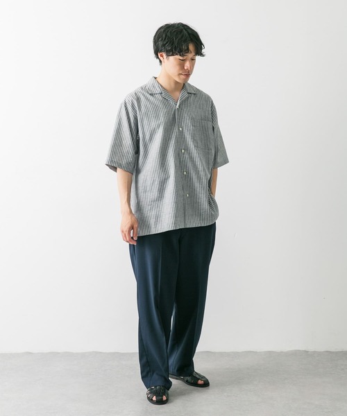 URBAN RESEARCH DOORS(アーバンリサーチドアーズ)の「『吸水速乾』セオアルファドライパナマストレートパンツ(その他パンツ・メンズ・ネイビー/ブラウン系その他/チャコールグレー・MEDIUM/LARGE)」の16枚目の写真