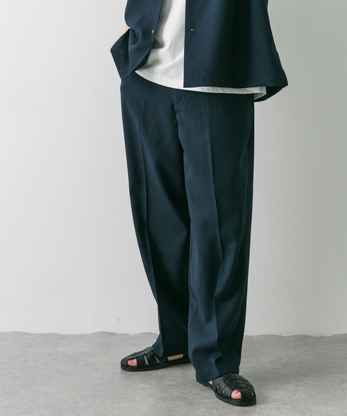 URBAN RESEARCH DOORS(アーバンリサーチドアーズ)の「『吸水速乾』セオアルファドライパナマストレートパンツ(その他パンツ・メンズ・ネイビー/ブラウン系その他/チャコールグレー・MEDIUM/LARGE)」の15枚目の写真