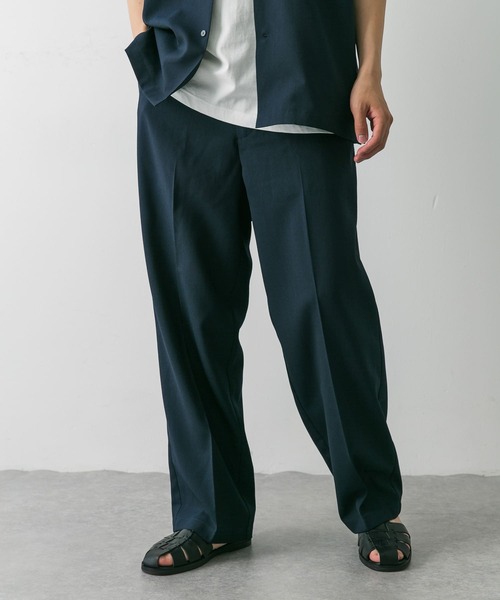 URBAN RESEARCH DOORS(アーバンリサーチドアーズ)の「『吸水速乾』セオアルファドライパナマストレートパンツ(その他パンツ・メンズ・ネイビー/ブラウン系その他/チャコールグレー・MEDIUM/LARGE)」の14枚目の写真