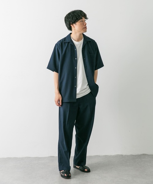 URBAN RESEARCH DOORS(アーバンリサーチドアーズ)の「『吸水速乾』セオアルファドライパナマストレートパンツ(その他パンツ・メンズ・ネイビー/ブラウン系その他/チャコールグレー・MEDIUM/LARGE)」の12枚目の写真