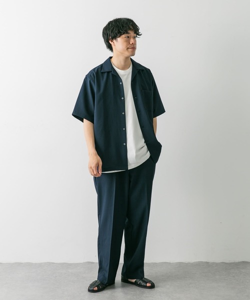 URBAN RESEARCH DOORS(アーバンリサーチドアーズ)の「『吸水速乾』セオアルファドライパナマストレートパンツ(その他パンツ・メンズ・ネイビー/ブラウン系その他/チャコールグレー・MEDIUM/LARGE)」の11枚目の写真