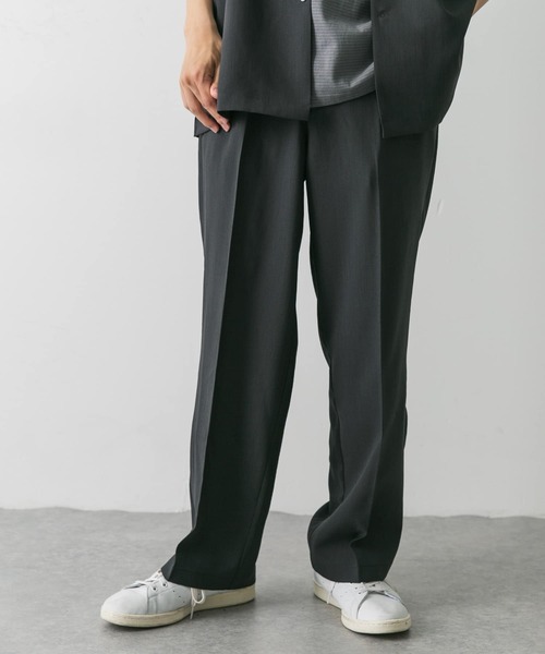 URBAN RESEARCH DOORS(アーバンリサーチドアーズ)の「『吸水速乾』セオアルファドライパナマストレートパンツ(その他パンツ・メンズ・ネイビー/ブラウン系その他/チャコールグレー・MEDIUM/LARGE)」の10枚目の写真