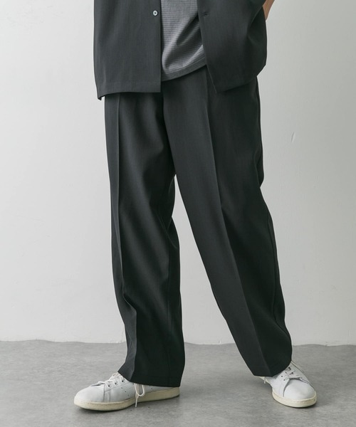 URBAN RESEARCH DOORS(アーバンリサーチドアーズ)の「『吸水速乾』セオアルファドライパナマストレートパンツ(その他パンツ・メンズ・ネイビー/ブラウン系その他/チャコールグレー・MEDIUM/LARGE)」の8枚目の写真