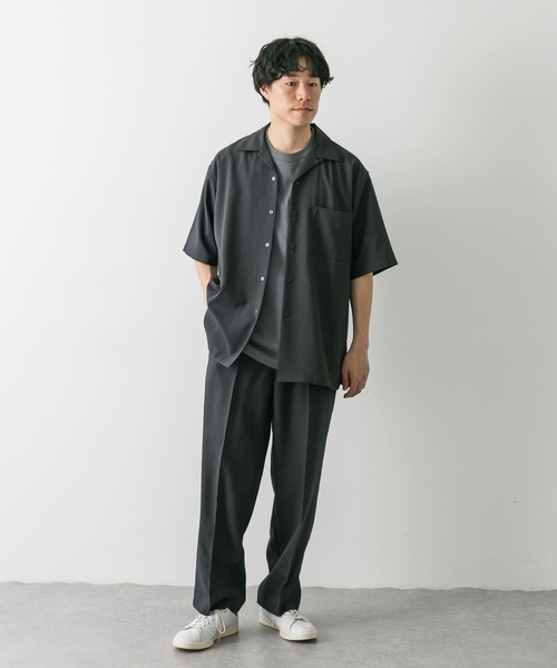 URBAN RESEARCH DOORS(アーバンリサーチドアーズ)の「『吸水速乾』セオアルファドライパナマストレートパンツ(その他パンツ・メンズ・ネイビー/ブラウン系その他/チャコールグレー・MEDIUM/LARGE)」の5枚目の写真