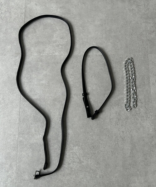 Thevon（ゼボン）の「3WAYギャザーバッグ（ショルダーバッグ・レディース・ブラック/ブラウン・FREE）」の12枚目の写真