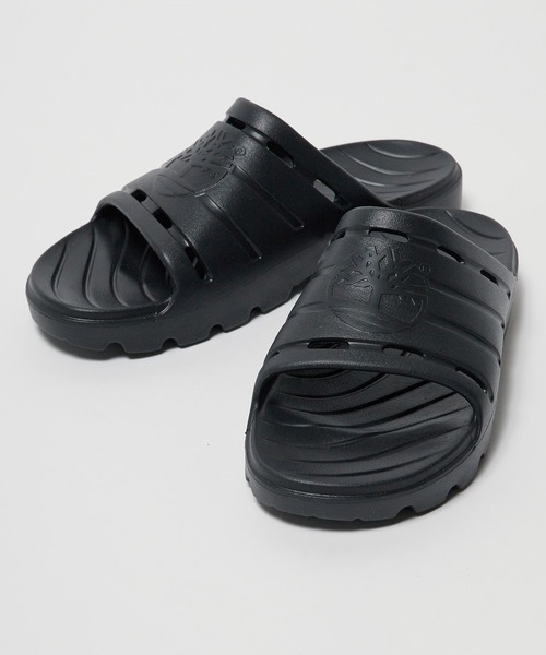 Timberland(ティンバーランド)の「Timberland/ティンバーランド OUTSLIDE SANDAL スライドサンダル(サンダル・メンズ・オリーブ/ブラック・8/10/9)」の2枚目の写真