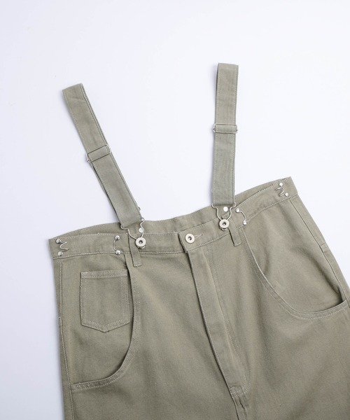 La-gemme(ラジェム)の「オーバシルエットサロペット(サロペット/オーバーオール・レディース・ブラック/カーキ/ナチュラル/ホワイト・フリー)」の19枚目の写真