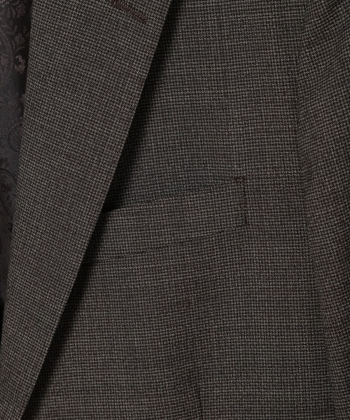 MEN'S BIGI（メンズビギ）の「ウールメランジ千鳥格子スーツ＜セットアップ＞（スーツセット・メンズ・ネイビー/ブラウン/グレー・03/02/01/04）」の21枚目の写真