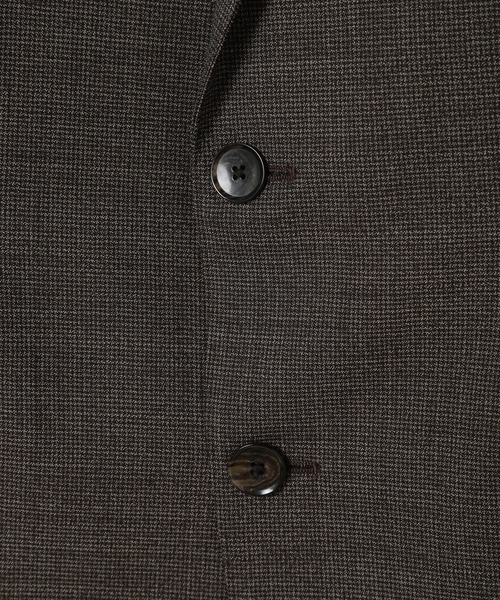 MEN'S BIGI（メンズビギ）の「ウールメランジ千鳥格子スーツ＜セットアップ＞（スーツセット・メンズ・ネイビー/ブラウン/グレー・03/02/01/04）」の19枚目の写真