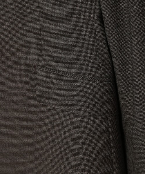 MEN'S BIGI（メンズビギ）の「ウールメランジ千鳥格子スーツ＜セットアップ＞（スーツセット・メンズ・ネイビー/ブラウン/グレー・03/02/01/04）」の22枚目の写真
